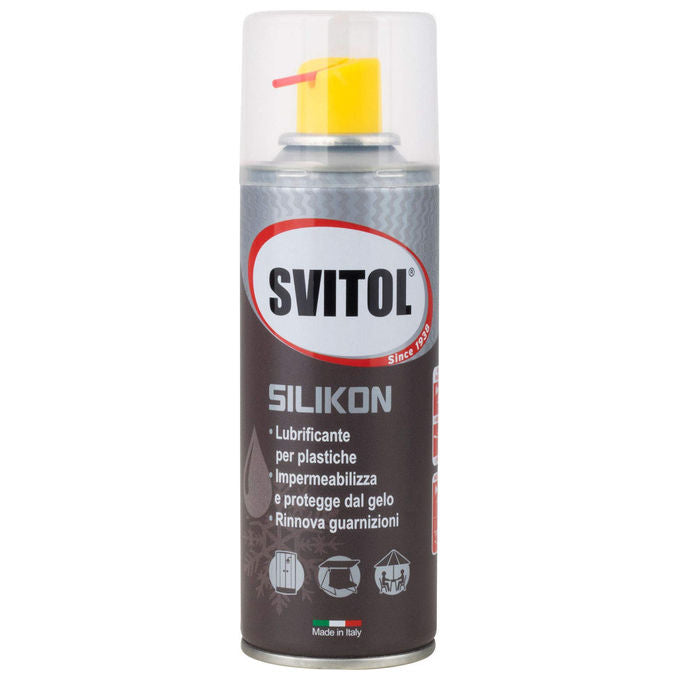 Stac Plastic, Spray Lubrificante al Silicone, Impermeabilizzante, 200ml, Incolore, Aerosol