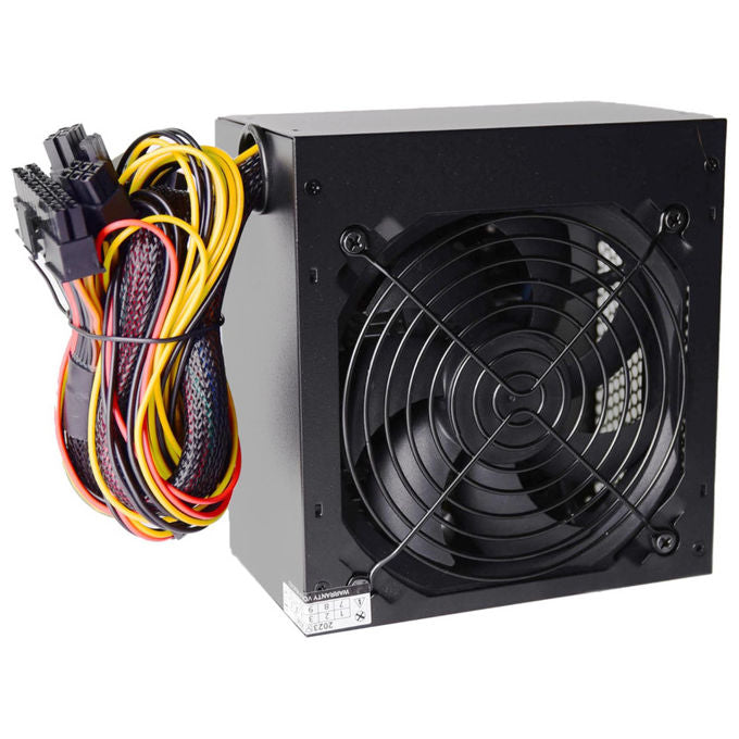 Adj, Alimentatore 230W, Real Power, 20+4pin, 3 SATA, 1 PATA, Ventola 12cm, Nero
