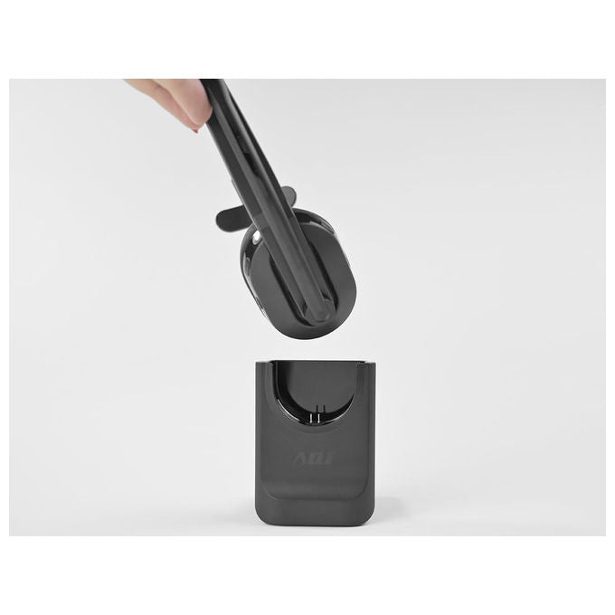 ADJ, Cuffie Mono Split con Microfono Bluetooth, Cancellazione Rumore AI, Base di Ricarica, Nero