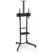Napofix NPF10313 Supporto TV da Pavimento Mobile 32'' 70'' VESA 600x400 mm 50 Kg con Ruote colore Nero