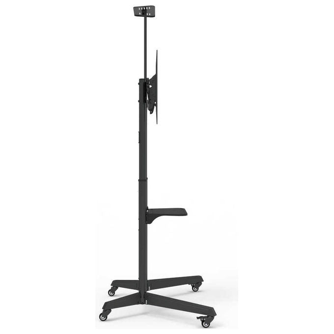 Napofix NPF10313 Supporto TV da Pavimento Mobile 32'' 70'' VESA 600x400 mm 50 Kg con Ruote colore Nero