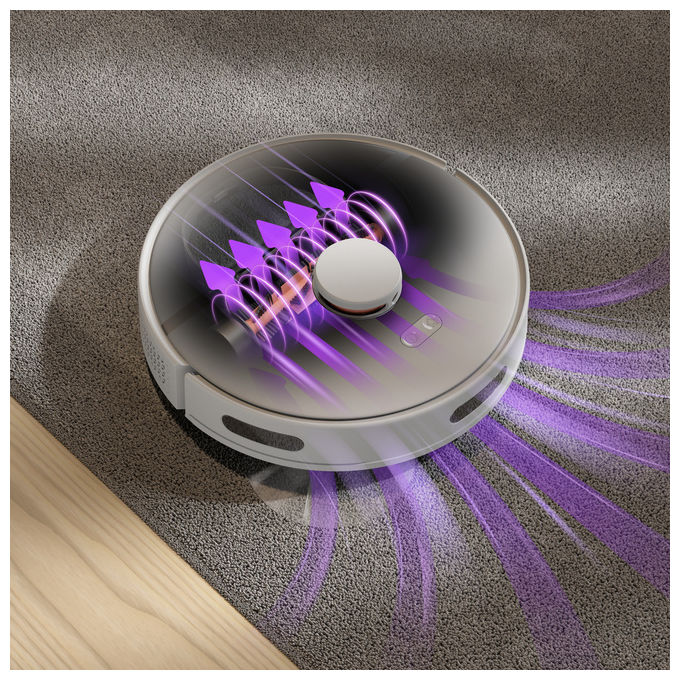 Philips XU3110-02 HomeRun 3000 Series Aqua Robot Aspirapolvere e Lavapavimenti 4000 Pa 0,35 L autonomia 230 min Wi-Fi colore Grigio