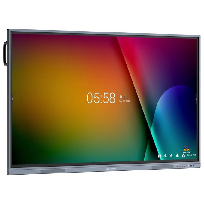 Viewsonic, Schermo Interattivo 86'', 4K Ultra HD, Touchscreen, Wi-Fi, Android 11, Nero