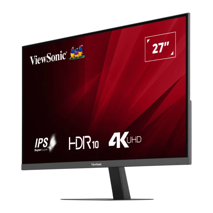 Viewsonic, Monitor LED 27'' VA2708-4K-HD, 4K Ultra HD, IPS, Nero
