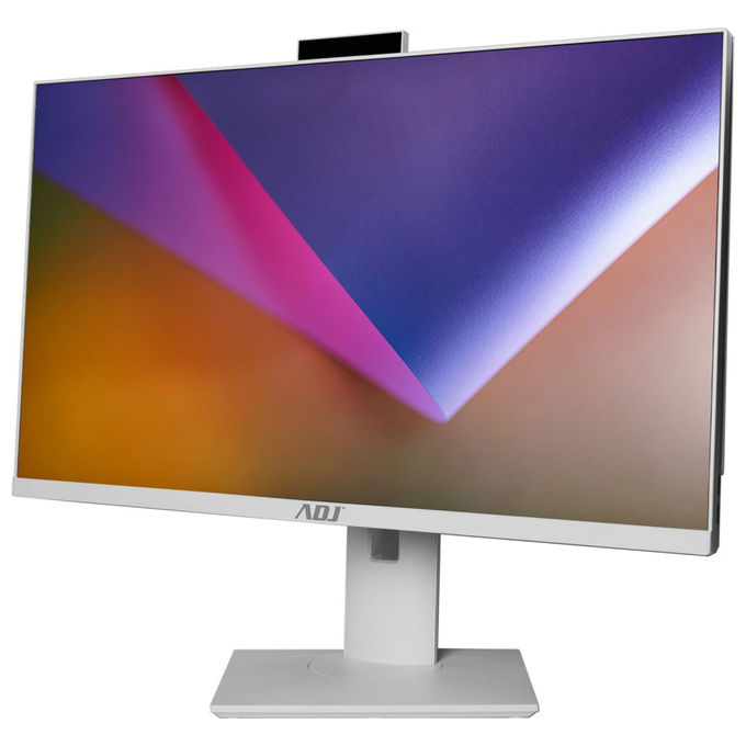 Adj, PC All-in-One, 27 pollici, Intel i7, 32GB RAM, 2TB SSD, Windows 11 Pro, Bianco