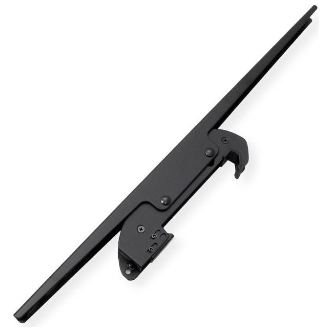 Roline, Carrello multimediale nero, 70-120 pollici, Supporto mobile LCD-TV, 140 kg