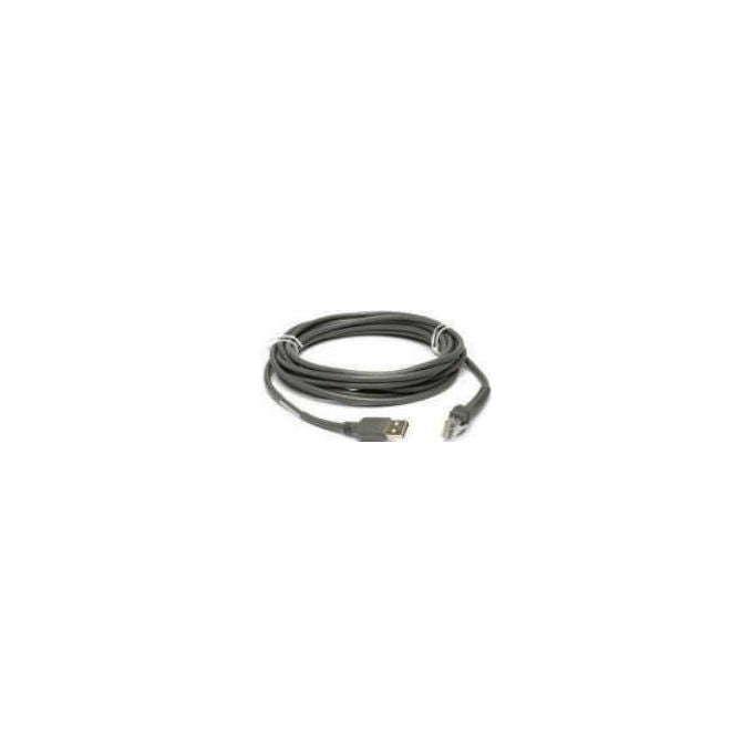Zebra, Cavo di Connessione USB, Nero, Per Scanner Zebra DS3608, DS7708, LS2208