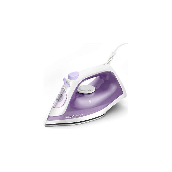 Philips, Ferro da Stiro a Vapore, Piastra Antiaderente, 1800W, Viola e Bianco, DST1020-30