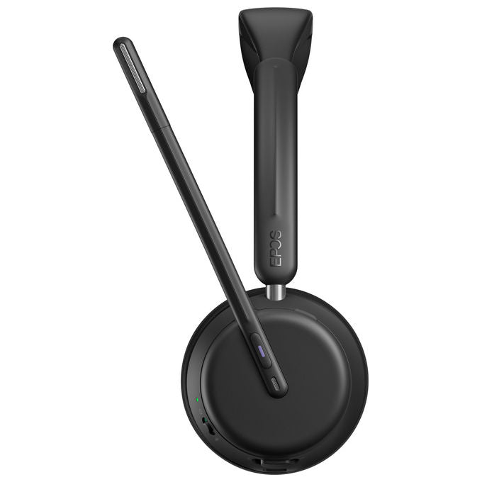 Epos IMPACT 1060T Cuffie Binaurali Wireless Bluetooth per Ufficio Microfono a Braccetto Certificazione Microsoft Teams colore Nero