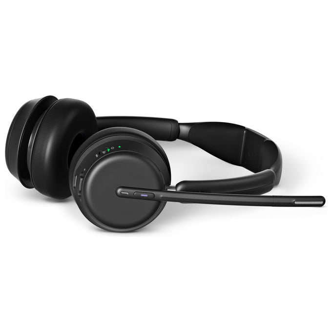 Epos IMPACT 1060T Cuffie Binaurali Wireless Bluetooth per Ufficio Microfono a Braccetto Certificazione Microsoft Teams colore Nero