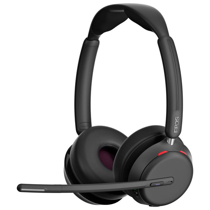 Epos IMPACT 1060T Cuffie Binaurali Wireless Bluetooth per Ufficio Microfono a Braccetto Certificazione Microsoft Teams colore Nero