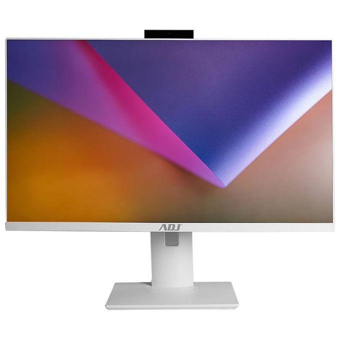 Adj, Pc All-In-One AIO Business Pivot, 27 Pollici, Intel Core i7, 32GB RAM, 1TB SSD, Windows 11 Pro, Bianco