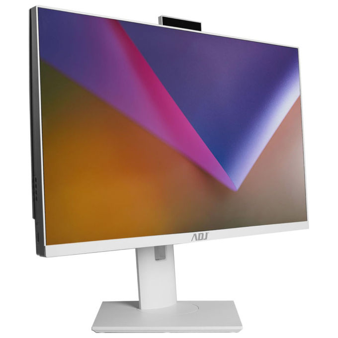 Adj, Pc All-In-One AIO Business Pivot, 27 Pollici, Intel Core i7, 32GB RAM, 1TB SSD, Windows 11 Pro, Bianco