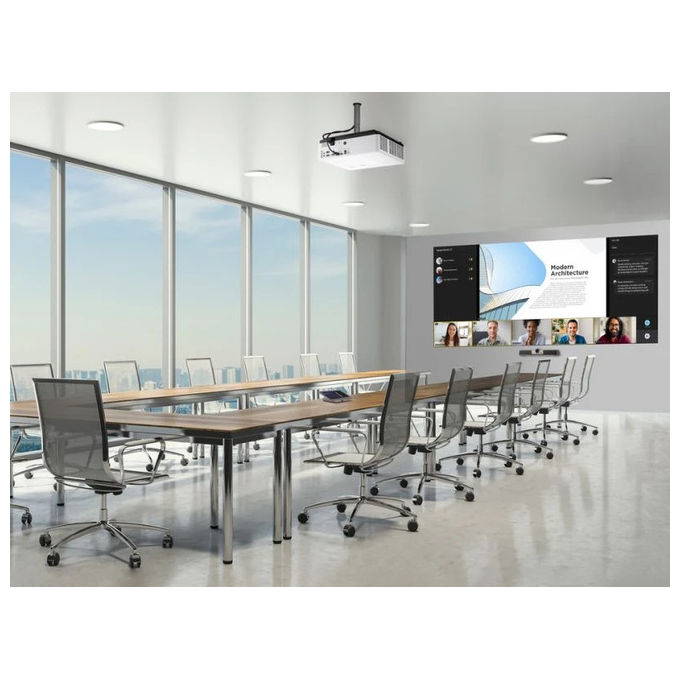 Viewsonic, Videoproiettore, 6000 ANSI Lumen, 3LCD, WUXGA, Ottica standard, Bianco