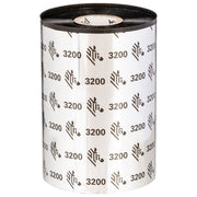 Zebra, Nastro Termico Cera-Resina 3200, 64mm x 74m, Nero