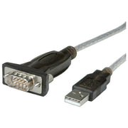 Roline, Cavo Convertitore Seriale, 1.8 m, USB Tipo A, Grigio, DB-9