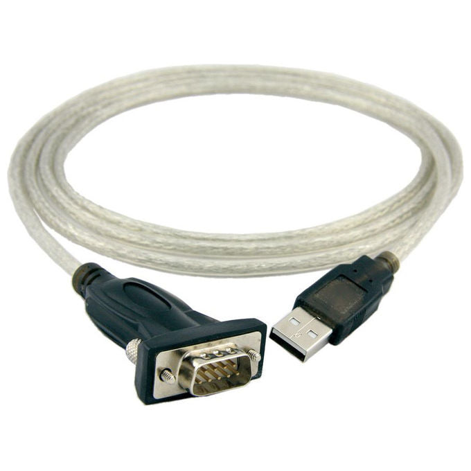 Roline, Cavo Convertitore Seriale, 1.8 m, USB Tipo A, Grigio, DB-9