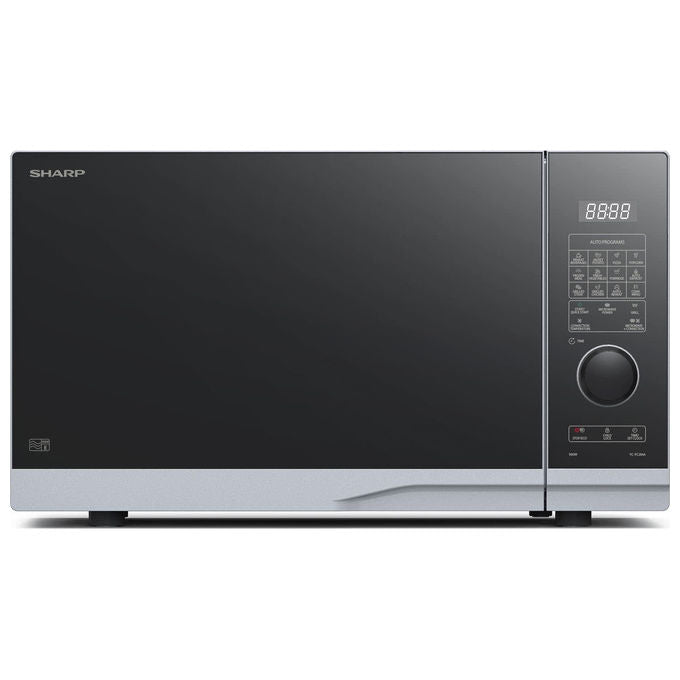 Sharp YC-PC284AE-S Forno a microonde con Grill e Convezione 28 L 900 W 14 Programmi Automatici colore Argentato
