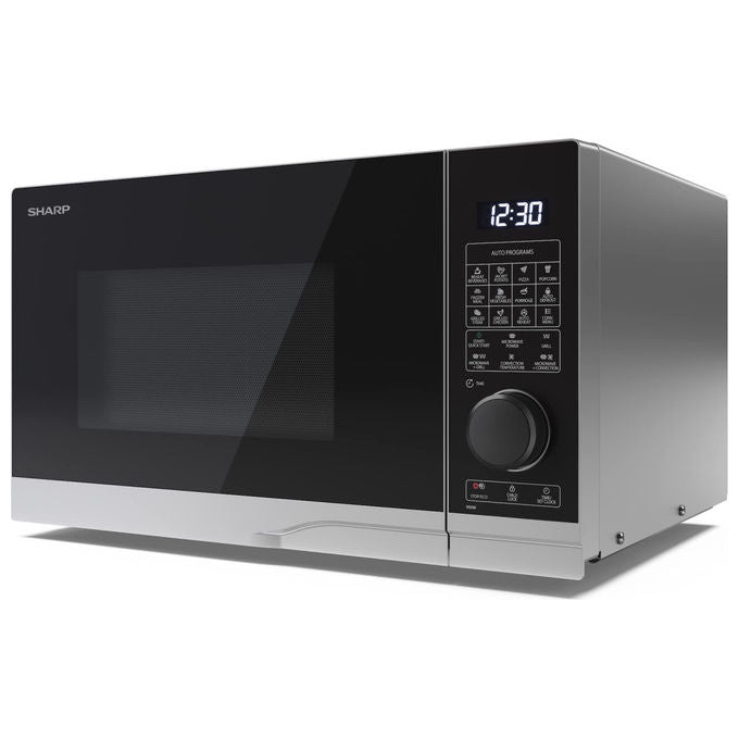 Sharp YC-PC284AE-S Forno a microonde con Grill e Convezione 28 L 900 W 14 Programmi Automatici colore Argentato