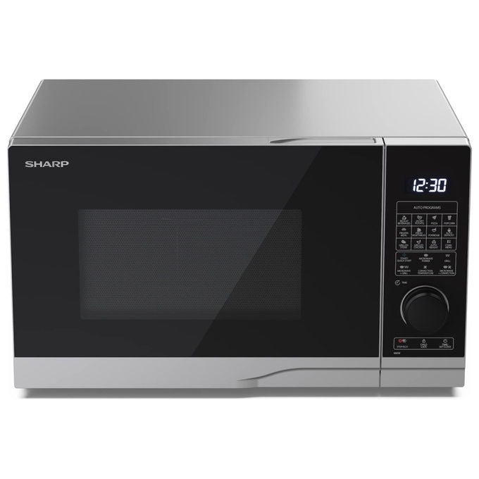 Sharp YC-PC284AE-S Forno a microonde con Grill e Convezione 28 L 900 W 14 Programmi Automatici colore Argentato