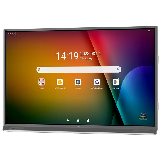 ViewSonic IFP8652-2F Lavagna Interattiva 86'' 4K Ultra HD Touch Infrarossi 40 Punti Android 11 colore Nero