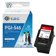 GandG, Inchiostro Compatibile PG-545, Nero, 14 ml, Per Canon Pixma MG2450