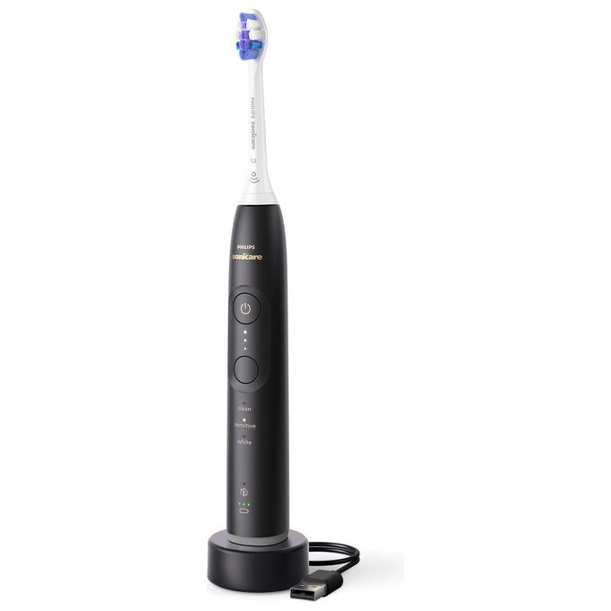 Philips, Spazzolino Elettrico Sonico, HX7411-02, Nero, Ricaricabile