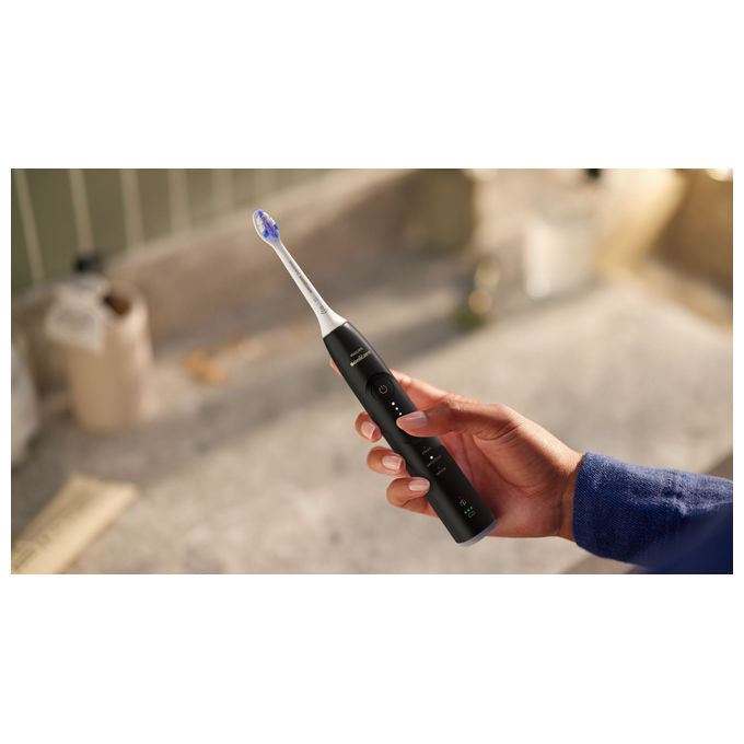 Philips, Spazzolino Elettrico Sonico, HX7411-02, Nero, Ricaricabile