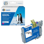 GandG, Cartuccia inchiostro, Magenta, Compatibile con Epson 604XL, XP-2200, XP-4200