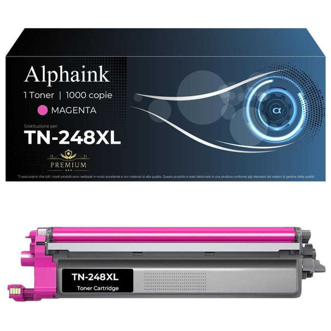 GandG, Toner Compatibile TN-248M, Magenta, per Brother