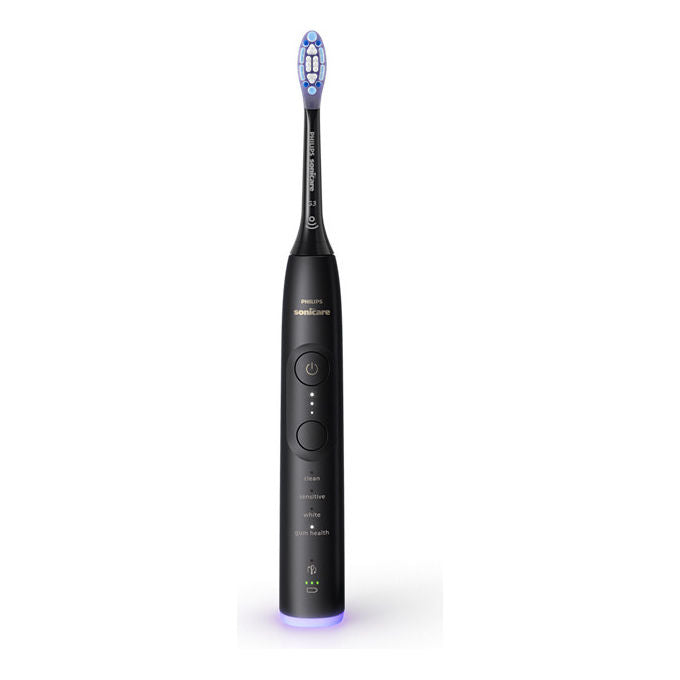 Philips, Sonicare Serie 7100 Spazzolino Elettrico Sonico, Nero, Con Base e Custodia, HX7421-01