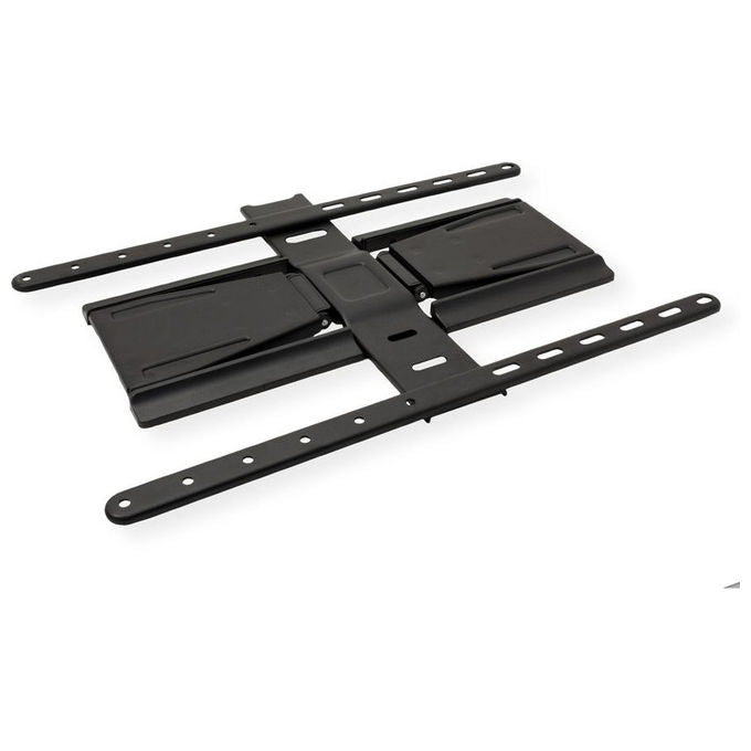 Value 17.99.1188 Supporto TV a Parete 43'' 90'' Inclinabile Rotabile VESA 600x400 mm Max 50 Kg colore Nero