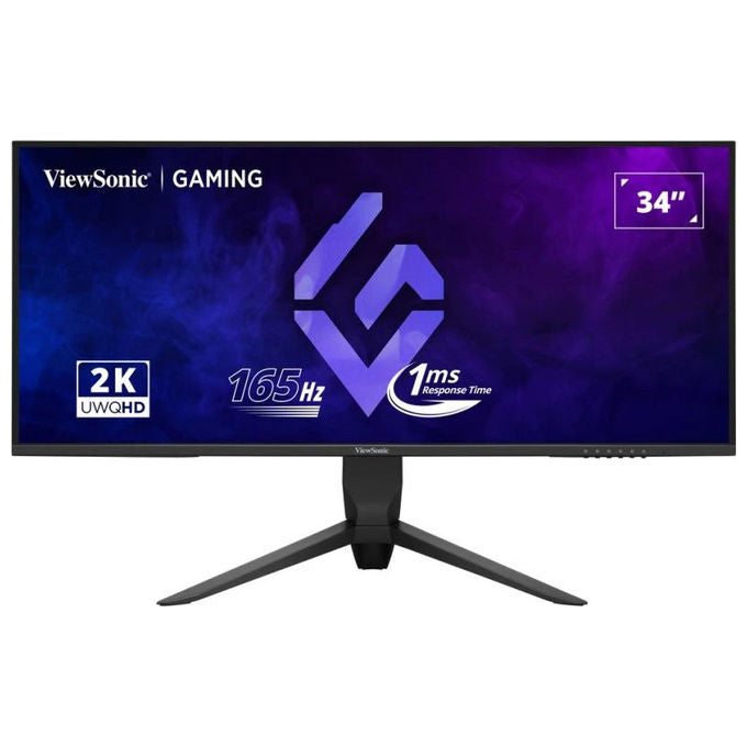 ViewSonic VX3480-2K-PRO Monitor PC 34'' UltraWide Quad HD VA 3440x1440 165Hz 1ms HDR10 FreeSync Premium colore Nero