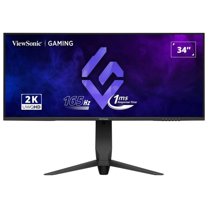 ViewSonic VX3480-2K-PRO Monitor PC 34'' UltraWide Quad HD VA 3440x1440 165Hz 1ms HDR10 FreeSync Premium colore Nero