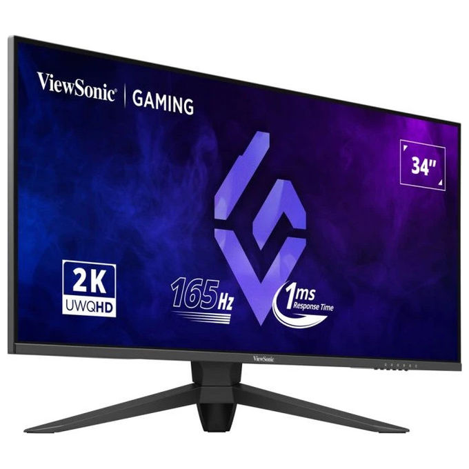 ViewSonic VX3480-2K-PRO Monitor PC 34'' UltraWide Quad HD VA 3440x1440 165Hz 1ms HDR10 FreeSync Premium colore Nero
