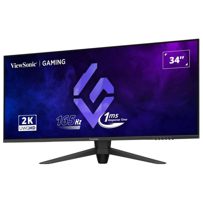 ViewSonic VX3480-2K-PRO Monitor PC 34'' UltraWide Quad HD VA 3440x1440 165Hz 1ms HDR10 FreeSync Premium colore Nero