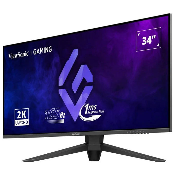 ViewSonic VX3480-2K-PRO Monitor PC 34'' UltraWide Quad HD VA 3440x1440 165Hz 1ms HDR10 FreeSync Premium colore Nero