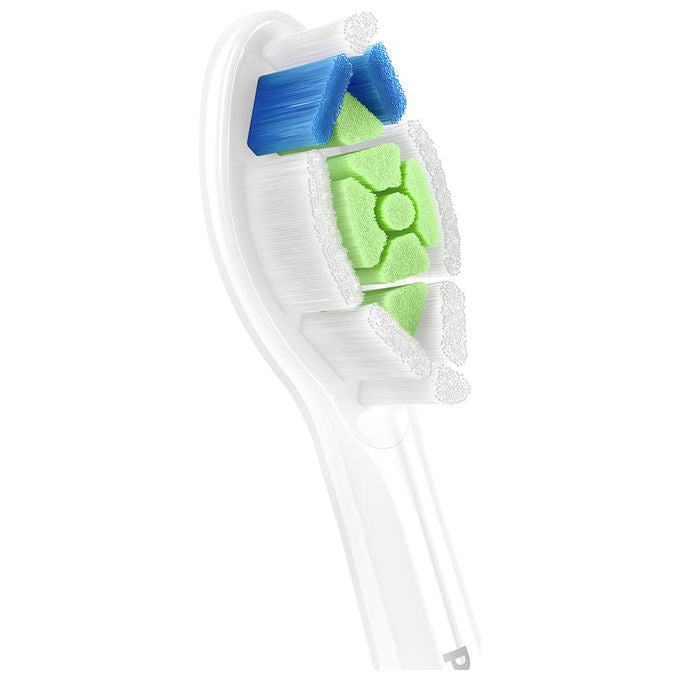 Philips HX6066-87 Sonicare Optimal White Testine di Ricambio Spazzolino Elettrico 6 Pezzi BrushSync colore Bianco