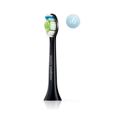 Philips HX6066-88 Sonicare Optimal White Testine di Ricambio Spazzolino Elettrico 6 pz 62000 movimenti-min colore Nero