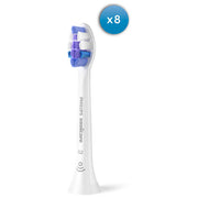 Philips, Sensitive HX6058-87, Testine di Ricambio per Spazzolino Elettrico, 8 Pezzi