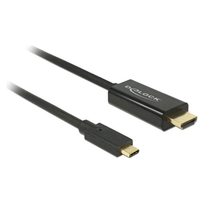 Cavo USB-C a HDMI, 2m, 4K 30Hz, Nero