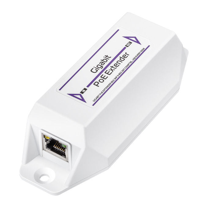 Cudy, Adattatore PoE Gigabit Ethernet, Estensore PoE+, Compatibile IEEE 802.3af-at, Bianco