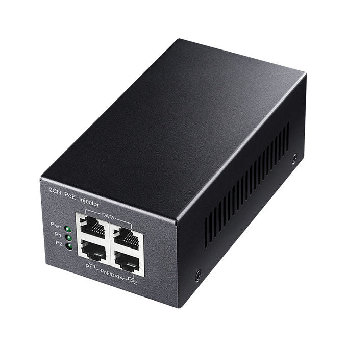 Cudy, Iniettore PoE+ Gigabit, 2 porte, 30W, Adattatore Ethernet 54V