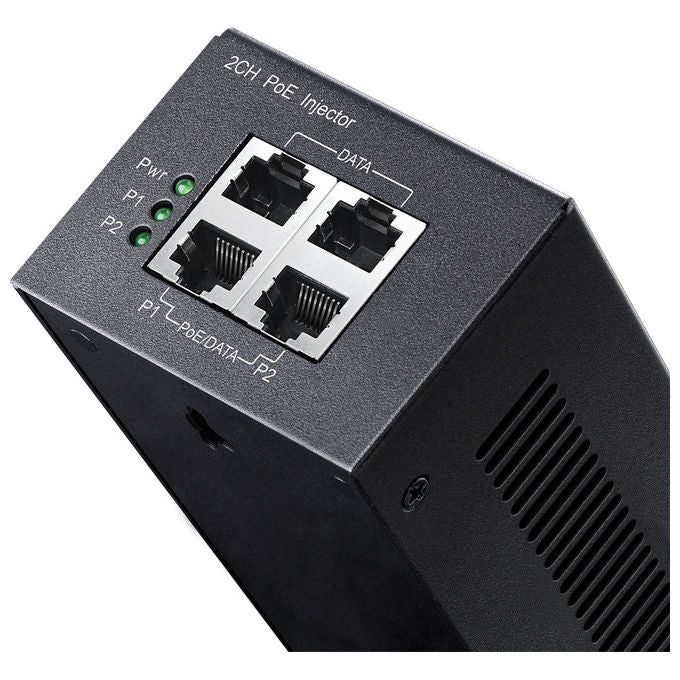 Cudy, Iniettore PoE+ Gigabit, 2 porte, 30W, Adattatore Ethernet 54V