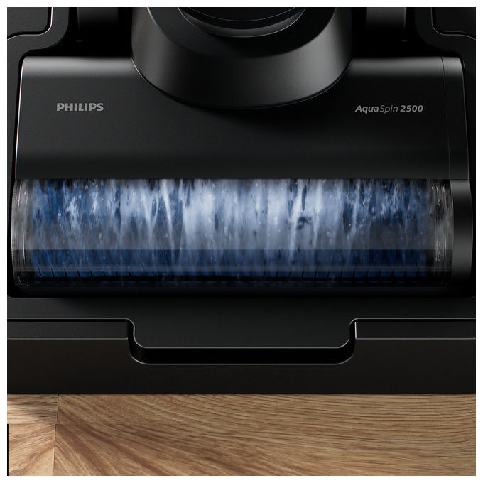 Philips, Aspirapolvere Lavapavimenti Serie 7000 Aqua Trio Cordless, Nero