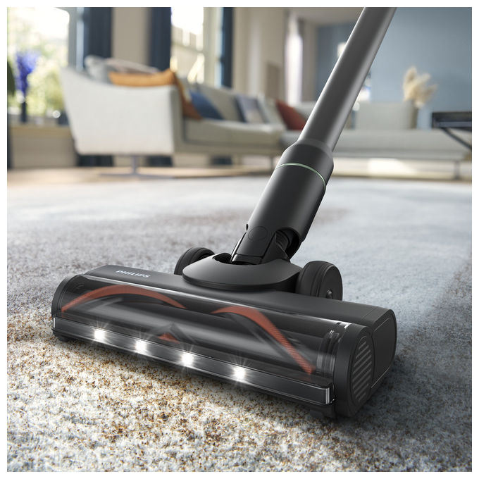 Philips, Aspirapolvere Lavapavimenti Serie 7000 Aqua Trio Cordless, Nero