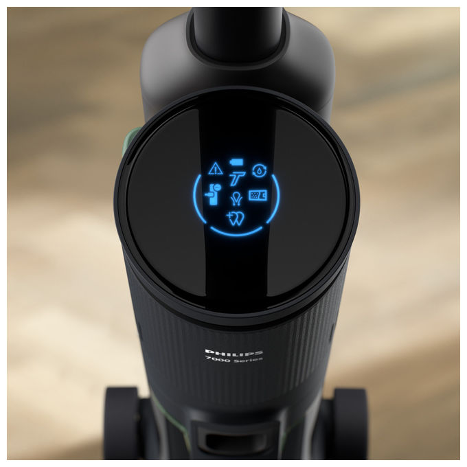 Philips, Aspirapolvere Lavapavimenti Serie 7000 Aqua Trio Cordless, Nero