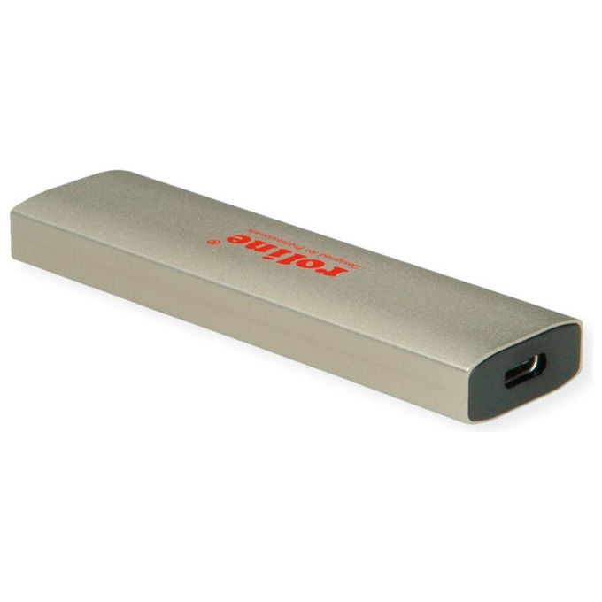 ROLINE Adattatore USB-C a HDMI, Nero Oro, Power Delivery 60W