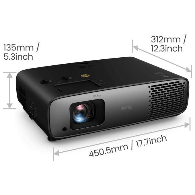 BenQ W4100I Proiettore Home Cinema 4K UHD 3200 ANSI Lumen DLP HDR Android TV 3D colore Nero