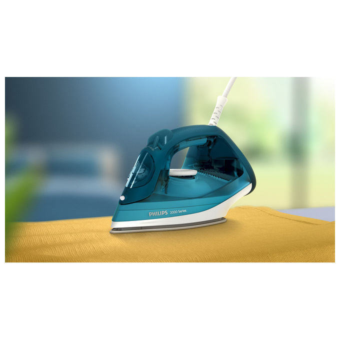 Philips DST2030-90 Serie 2000 Ferro a Vapore 2000 W Piastra Antiaderente Vapore 25 g-min Colpo 130 g-min Antigoccia Anticalcare colore Blu